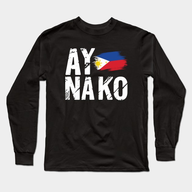 Filipino Long Sleeve T-Shirt by Funny sayings